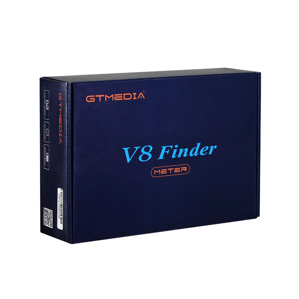 

Newest GTMedia Freesat v8 finder meter H.265 digital dvb-s2 outdoor setup of satellite dishes, Brown and blue