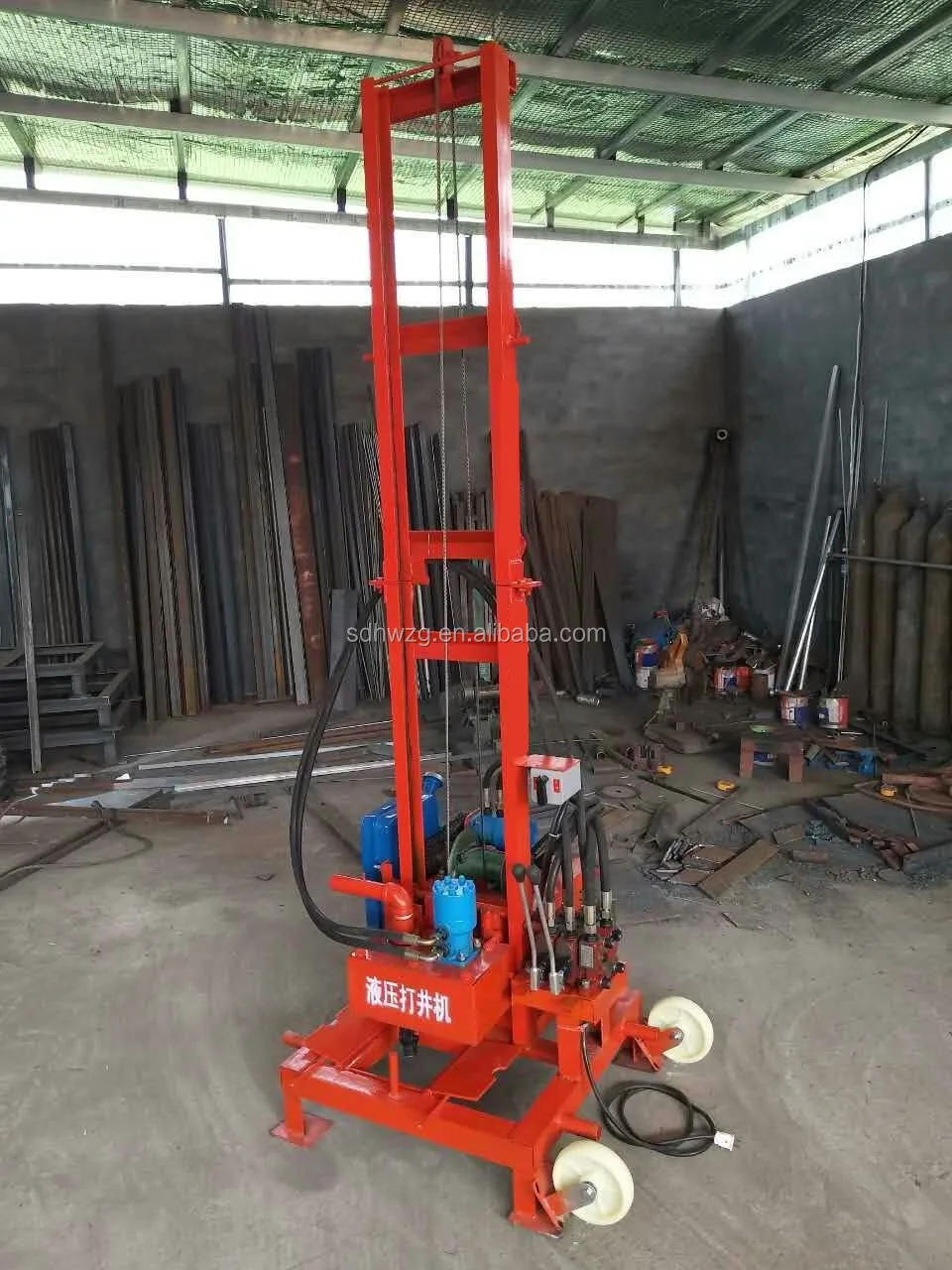 Foldable Small Water Well Drilling Rig /hydraulic Water Well Digging