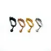 Dongguan fashion women stainless steel foot shape hollow out ear studs