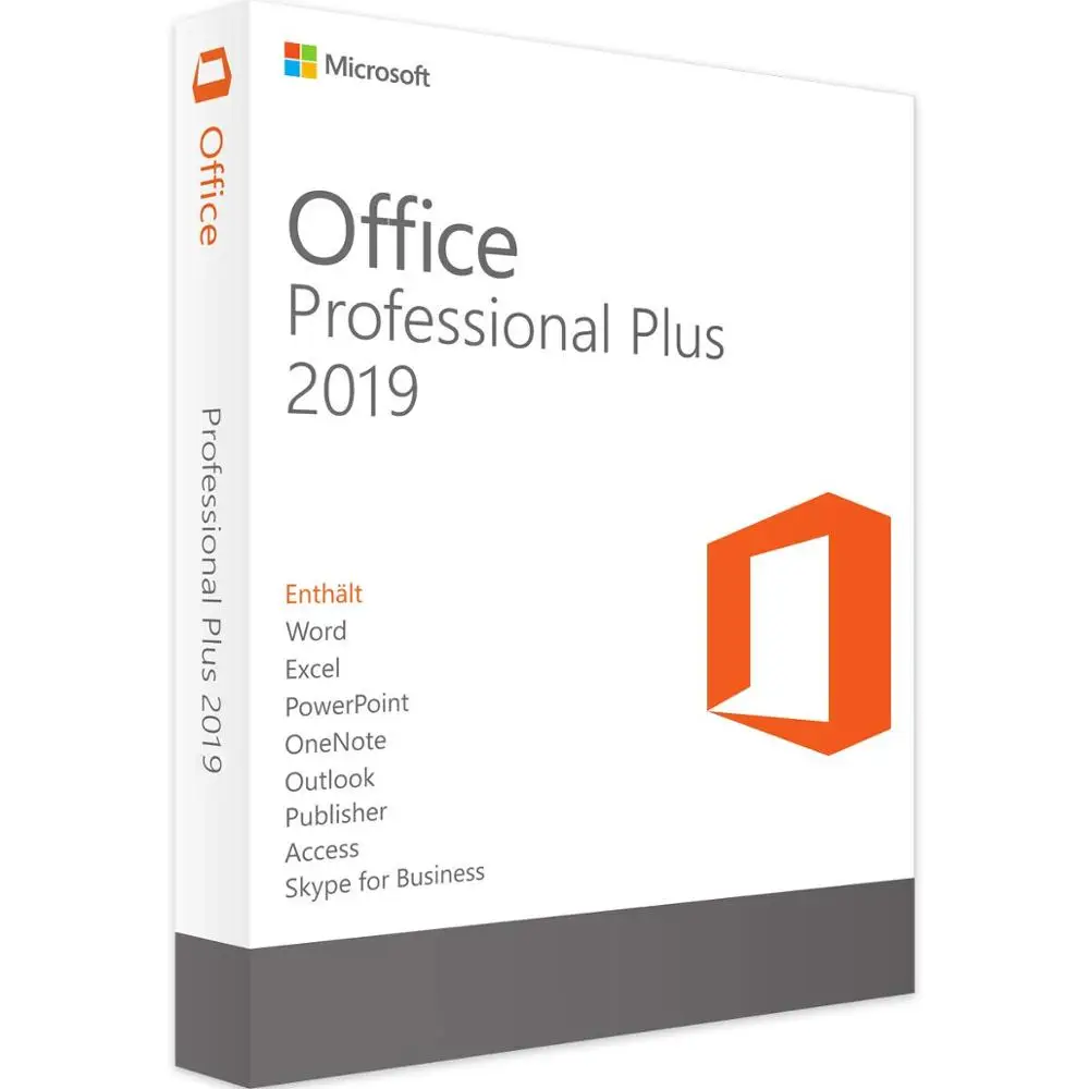 

Used Globally Microsoft Office 2019 Pro Plus Retail Box Package 100% Online Activation with DVD for 64 Bits 3.0 USB