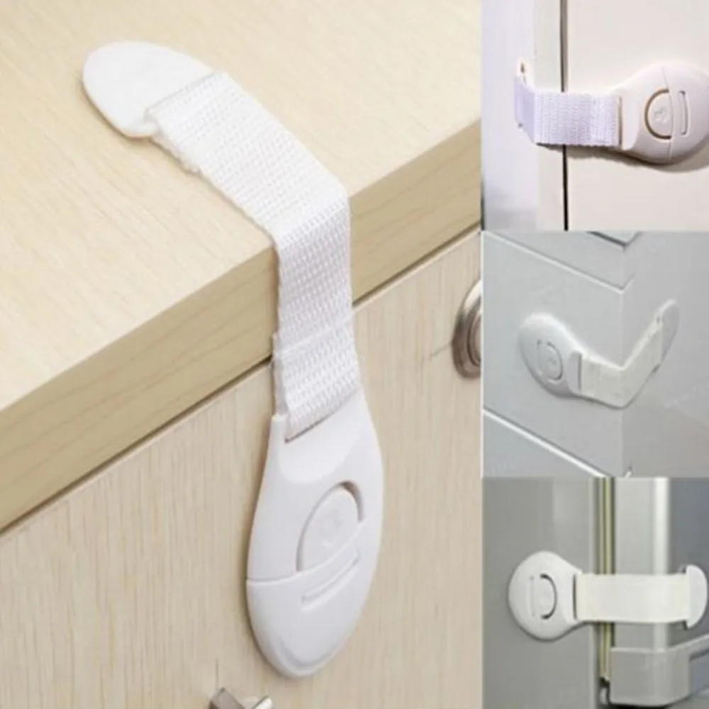 2pcs Cabinet Door Drawers Refrigerator Toilet Safety Plastic Lock 2pcs Cabinet Door Drawers Refrigerator Toilet Safety Plastic Lock For Child Kid Baby