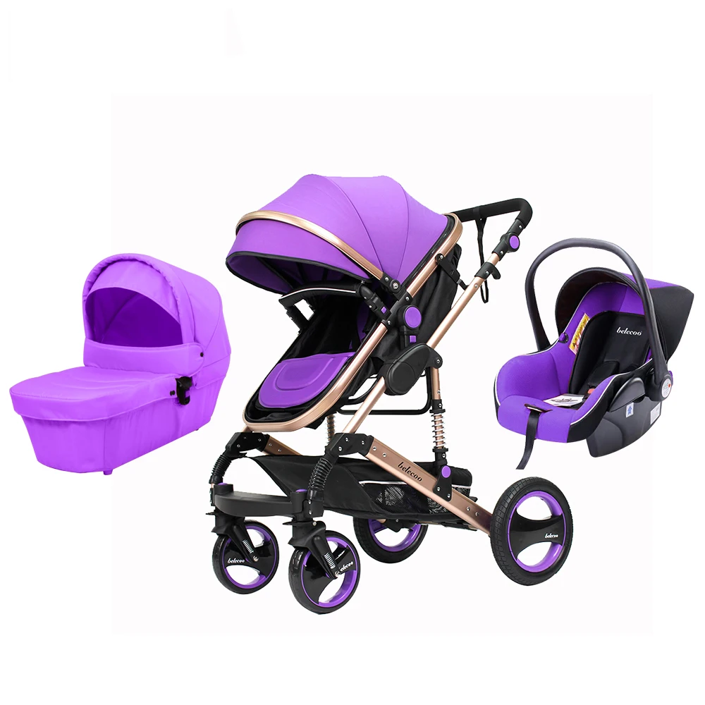 belecoo stroller purple