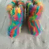 2019 custom faux fur snow boot oem design wholesale