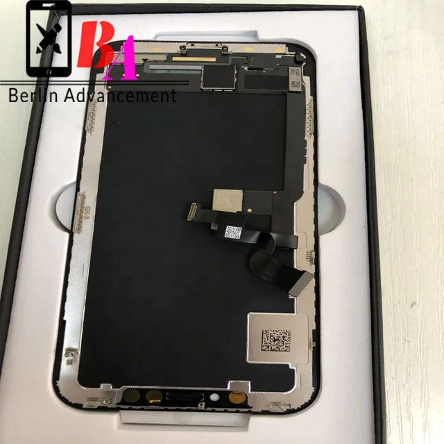 

Hard Oled lcd glass replacement for iphone X Lcd Display Glass, Black