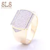 Dubai Jewelry 18K Real Withe Gold Plated Diamond Ring Top Sellers S925 Metal Ring 15 For Man