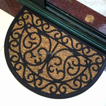 Half Circle Round Rubber Coir Doormat Bsci Audited Buy Rubber Coir Doormat Coir Doormats Bsci Half Circle Round Rubber Coir Doormat Bsci Audited