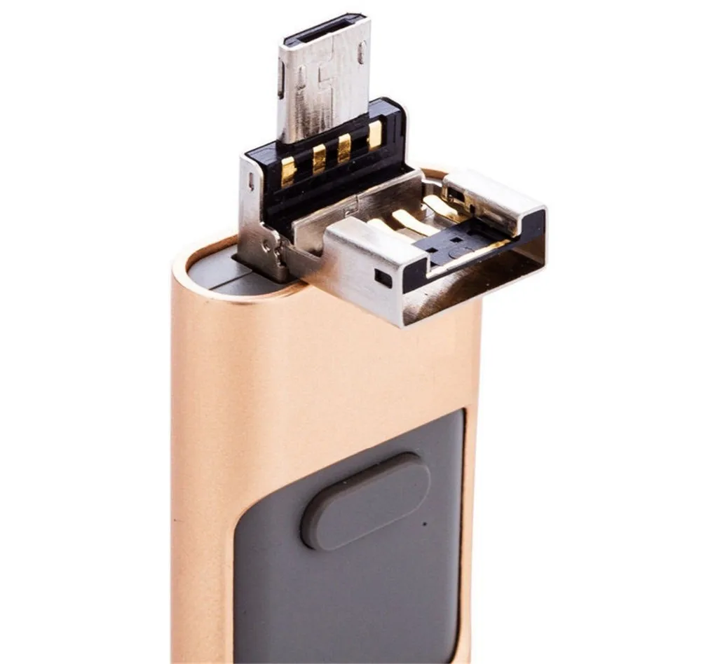 Otg3.0 pendrive 3in1 metal 4gb-256gb Usb memory flash drive - ANKUX.COM