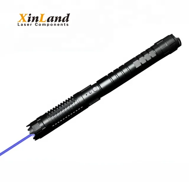 

Powerful 445nm Cutting Blue Pointer 3watt Flashlight 3000mw Laser Pointer