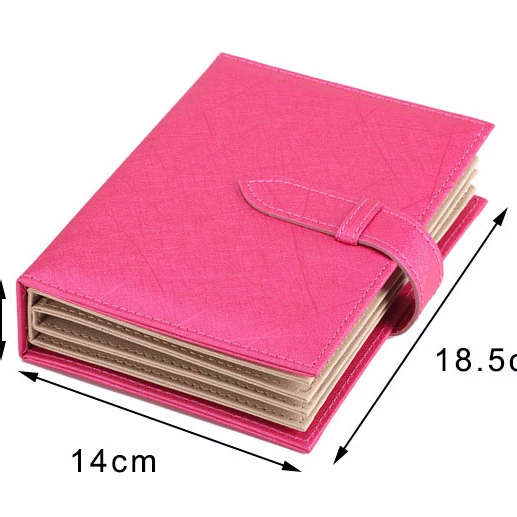 

PU Leather Makeup Organizers Portable Fashion Women Earrings Collection Necklace Jewelry Book Display Box Organizer Accessories