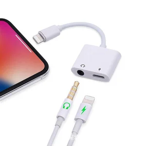 2-in-1 Lightning to 3.5mm Audio and Charge Adapter for iPhone
