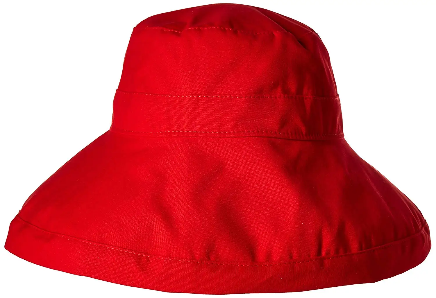 Connectyle Womens Summer Wide Brim Cotton Bucket Sun Hat with Inner ...