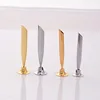 Promotional Stand Accessories Cross Pen Stands Custom Size Metal Silver Gold Brass Pen Holder With Screw For Office/Hotel