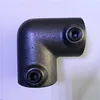 black malleable iron key pipe clamp fitting