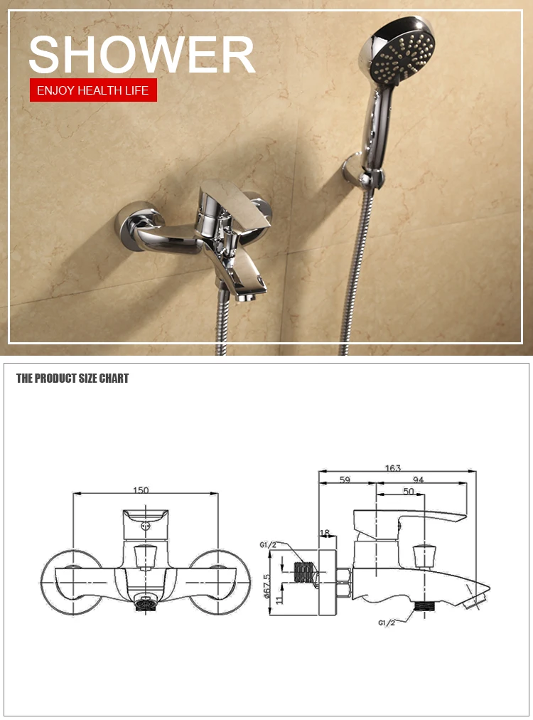 High quality brass bathroom bath and shower faucet mixer with cheap price