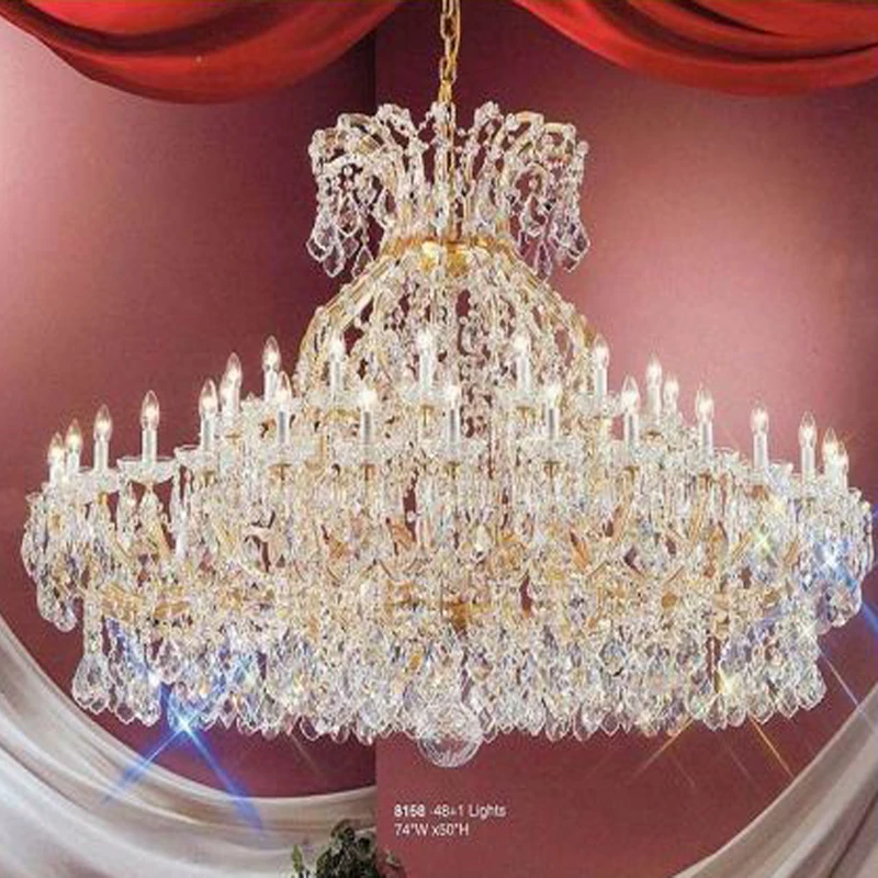 Indian philippines chandelier with K9 downlight for house lighting furniture