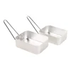 British Style 2 Piece Mess Kit Military Lunch Box Aluminum army Messtin
