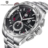 

PAGANI CX 2492 C Luxury Brand PAGANI DESIGN Chronograph Sport Watches Men reloj hombre Full Stainless Steel Quartz Watch Clocks