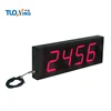 4 inch LED digital count up timer button triggers number increases