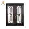Entry steel doors used wrought iron gate door pieces NT-00794RI