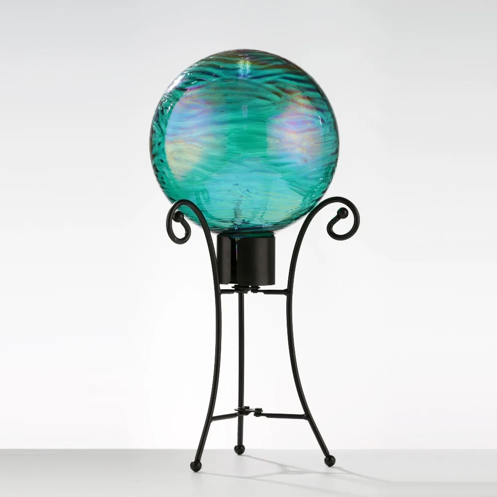 Iridescent Glass Ball Hand Blown Garden Gazing Globes Buy Gazing Ball