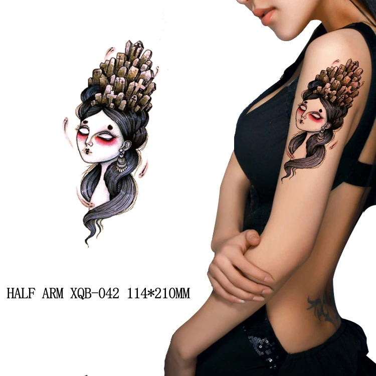 

Sexy Adult Half Arm Hand Body Skin Intim Custom Temporary Tattoo Sticker, Cmyk