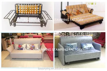Large Double Size Multifunctional Folding Sofa Bed Mechanism Plywood Queen Slat