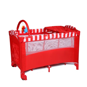 playpen and changing table
