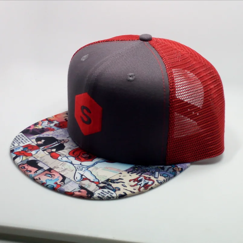 Custom Personalized Flat Bill Embroidered Hats Snapback Caps Acrylic