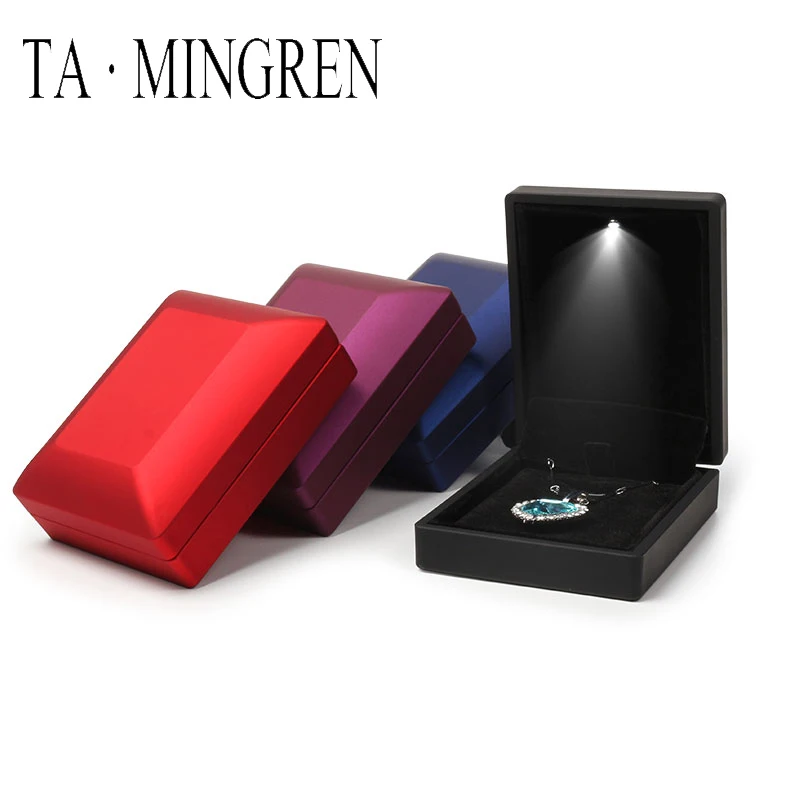 

Wholesale Fashion Elegant Custom Design Led Light Jewelry Packaging Box, Customized color