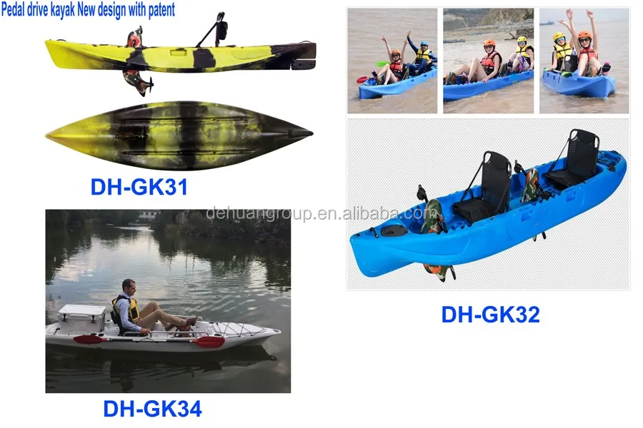Pedal drive kayak new design