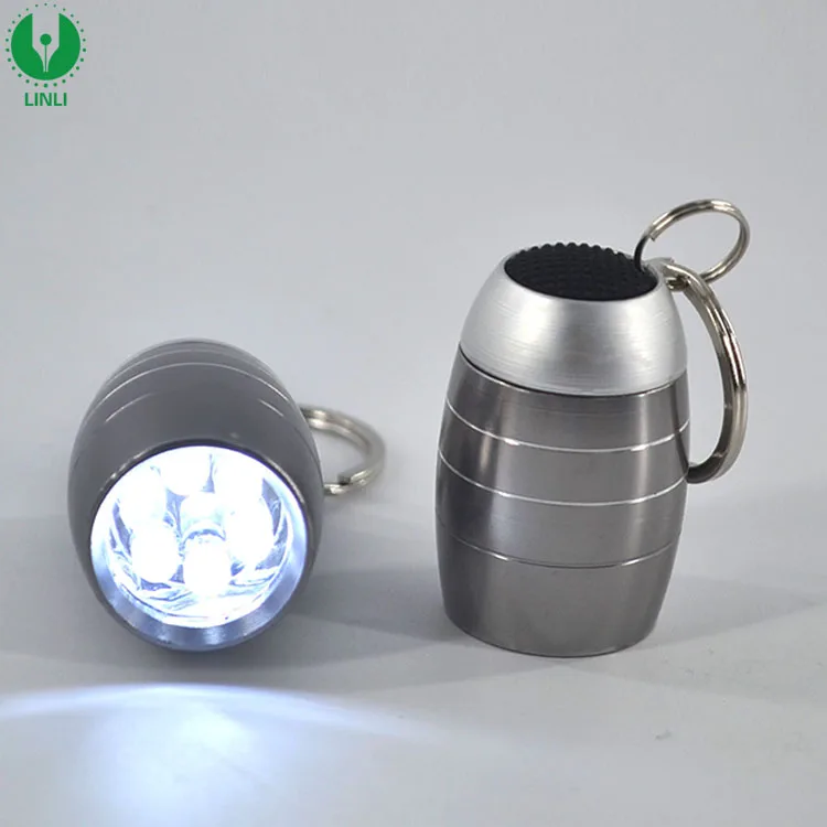 
Colorful Fashion LED Beer Keychain, Glow Keyring, Blinking Key Holder 