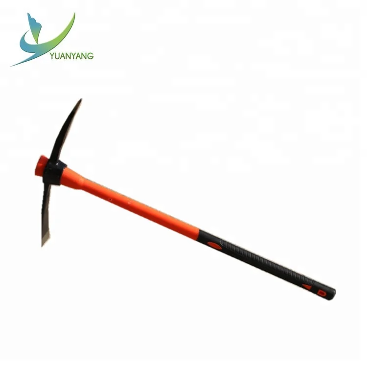 
China Factory Fiberglass Handle Forged Pickaxe 