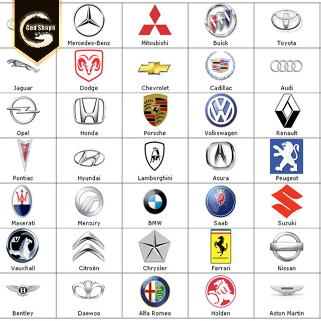 Good Quality 3D GS Manufacture Vehicle Logo and Letters Signs