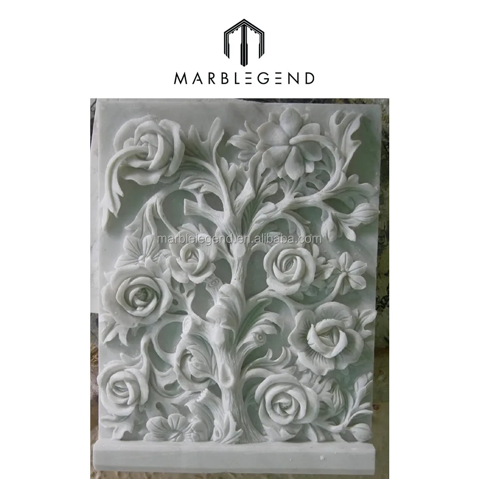 
PFM 100% hand carved decorative relief landscape sculptures 
