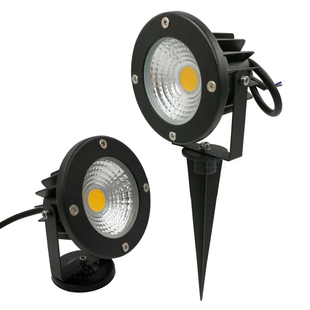12V Outdoor LED Lawn 12W COB LED Waterproof IP65 Pond Path spike Landscape garden lamp