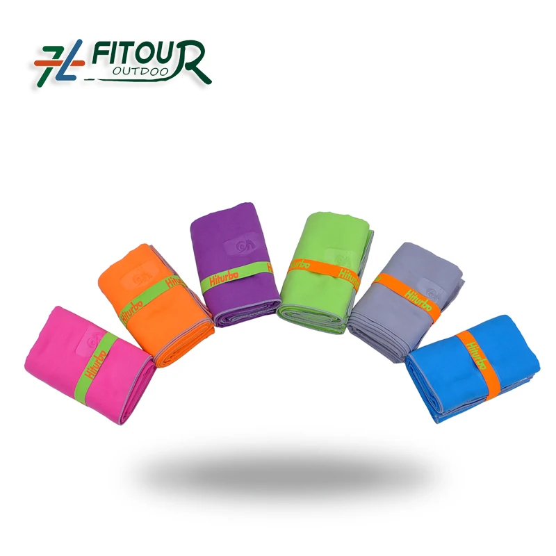 
Microfiber suede towel toalha de microfibra towel microfiber swimming towel in stock available color with elastic band 
