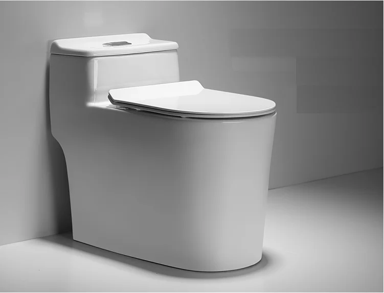 super large pipe one piece flushing toilet   Bathroom Ceramic  Siphonic Closet Toilet