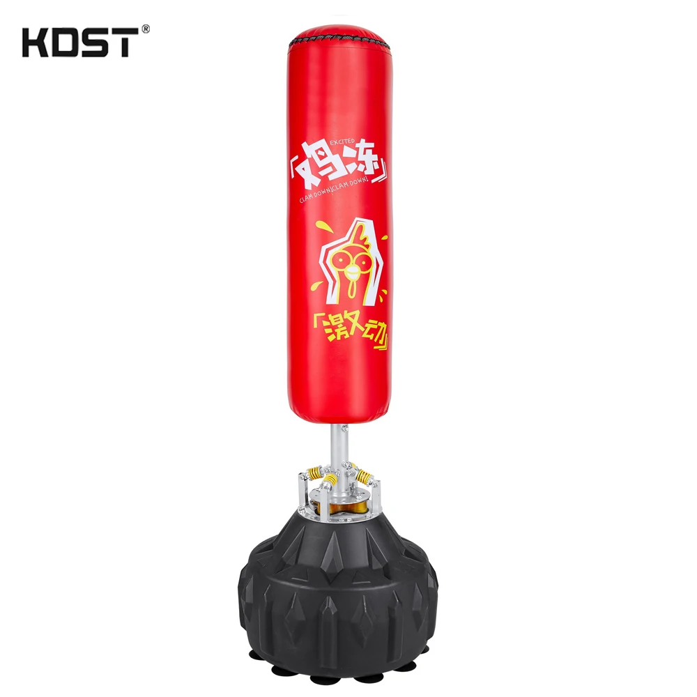 
karate stress desk punching bag cover custom logo free standing kick boxing sand bag handle punching machine 