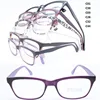 Wholesales injection acetate prescription square shape dual colorful glasses frame fashionable eyeglasses for student
