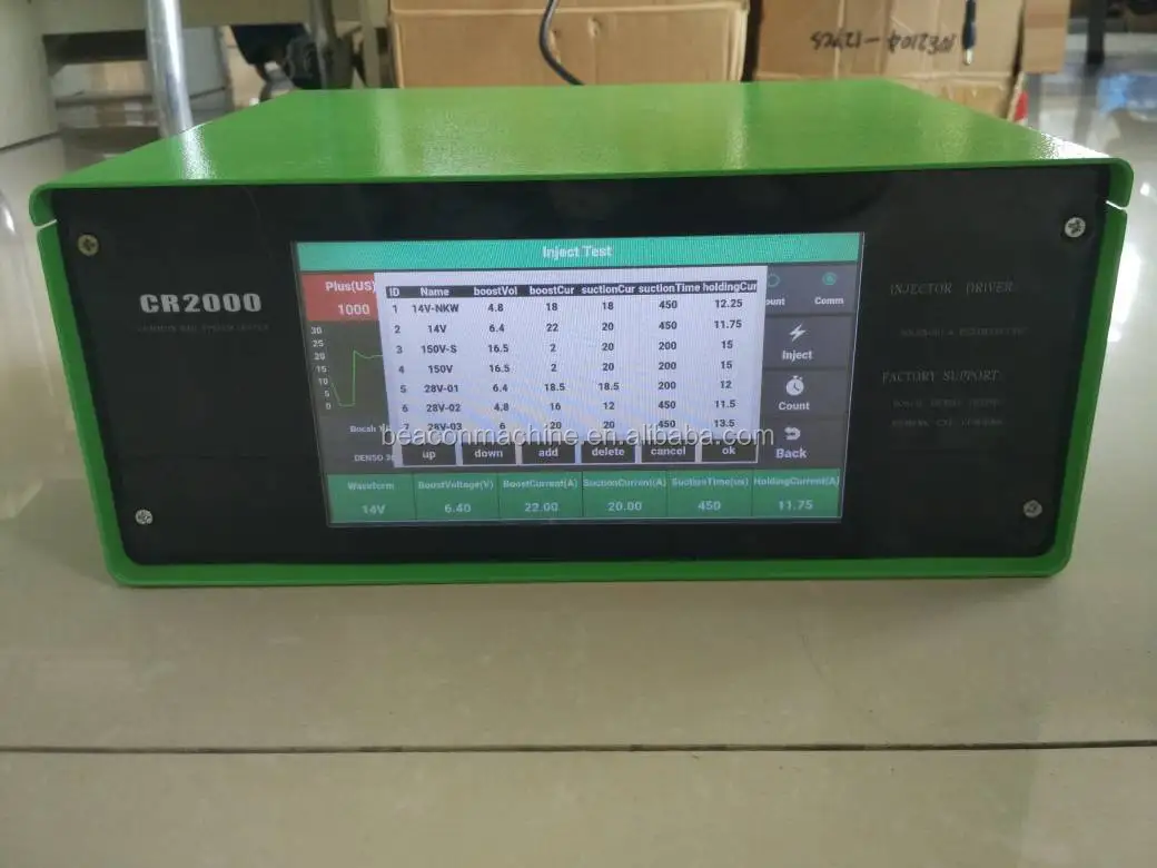Hot sale CR2000 manual solenoid and piezo common rail injector tester