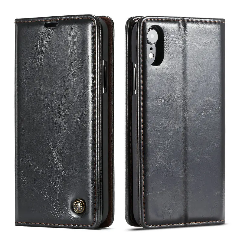 

Free Shipping Magnetic Flip Wallet Case For iPhone 7 8 Card Slot with Stand