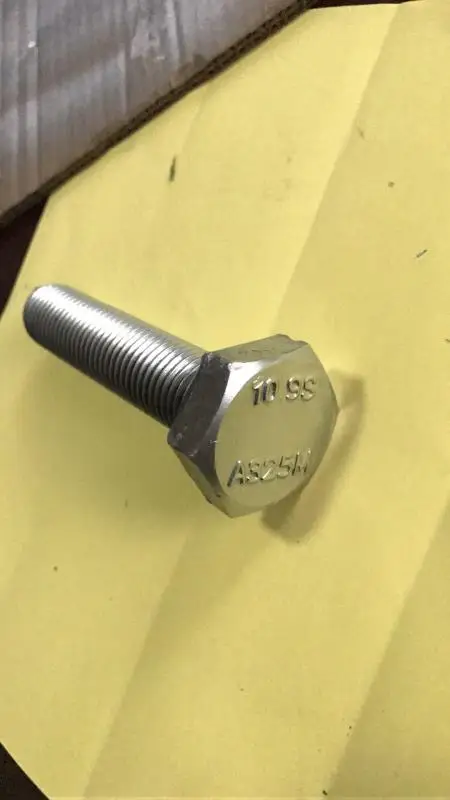 
A325-hot dipped galvanized and electroplate bolt 