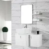 A-3708 European style bathroom vanity furniture modern white type bathroom cabinet