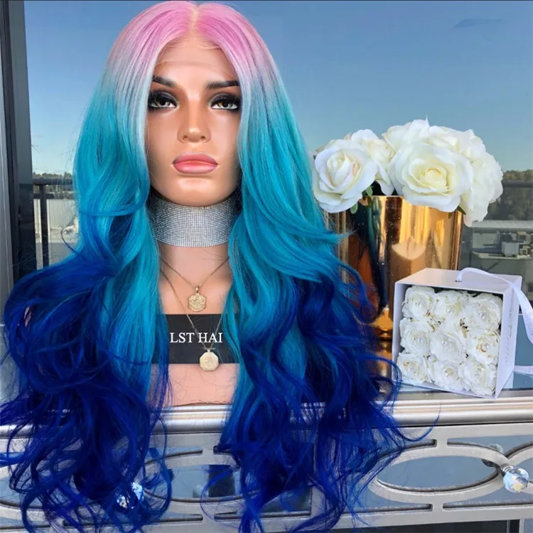 ombre lace front wig human hair