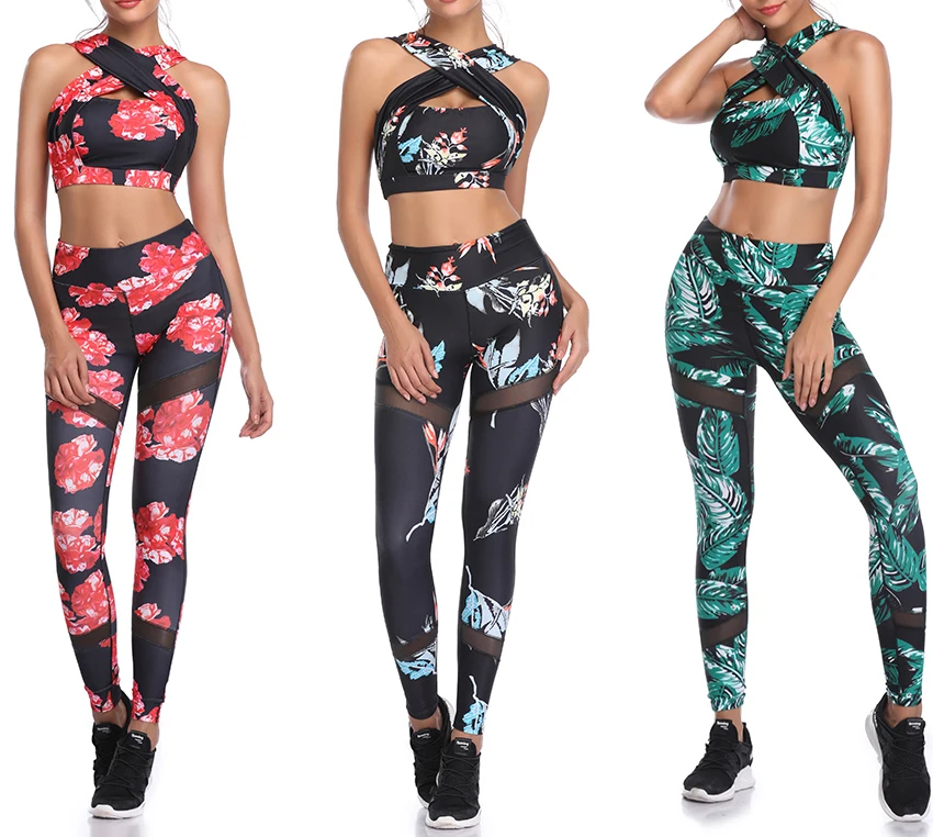 

High Waist Colorful Yoga Pants Sportswear Fitness Leggings Leggings Girls Wearing Sets, Customized colors