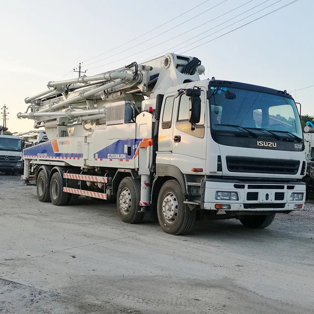 
2011 ZLJ5281THB125-37 49M 4 boom 48m used schwing concrete pump truck 