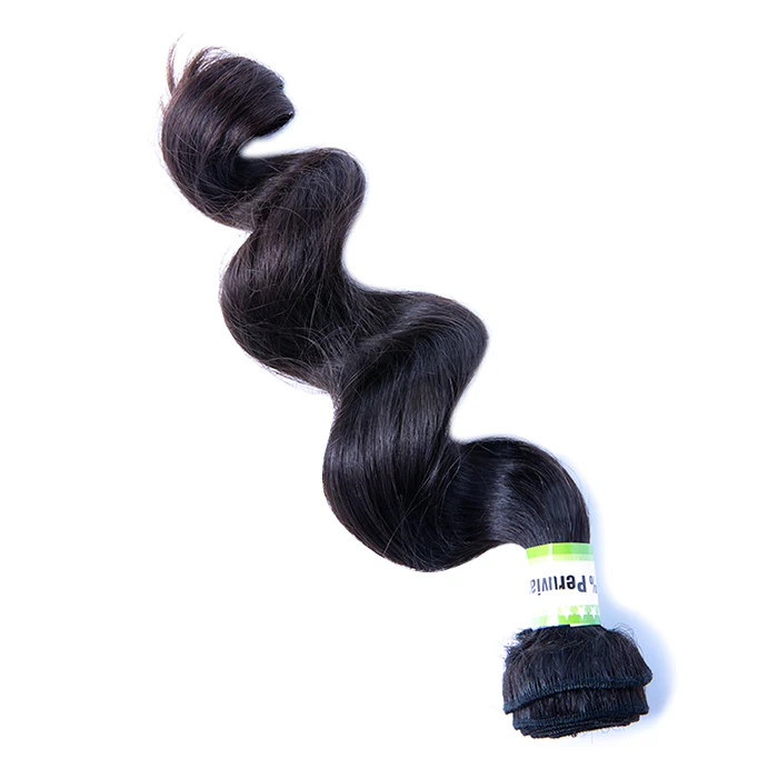 

Wholesale market Peruvian loose wave virgin hair bundles cuticle aligned remy hair 100% human hair