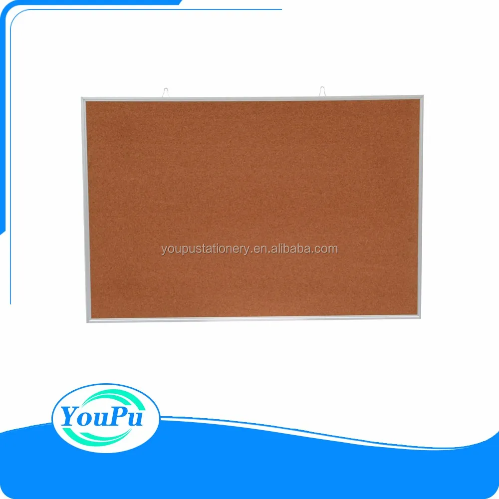 
Wholesale cork notice pin board standard sizes with aluminum frame  (60722852522)