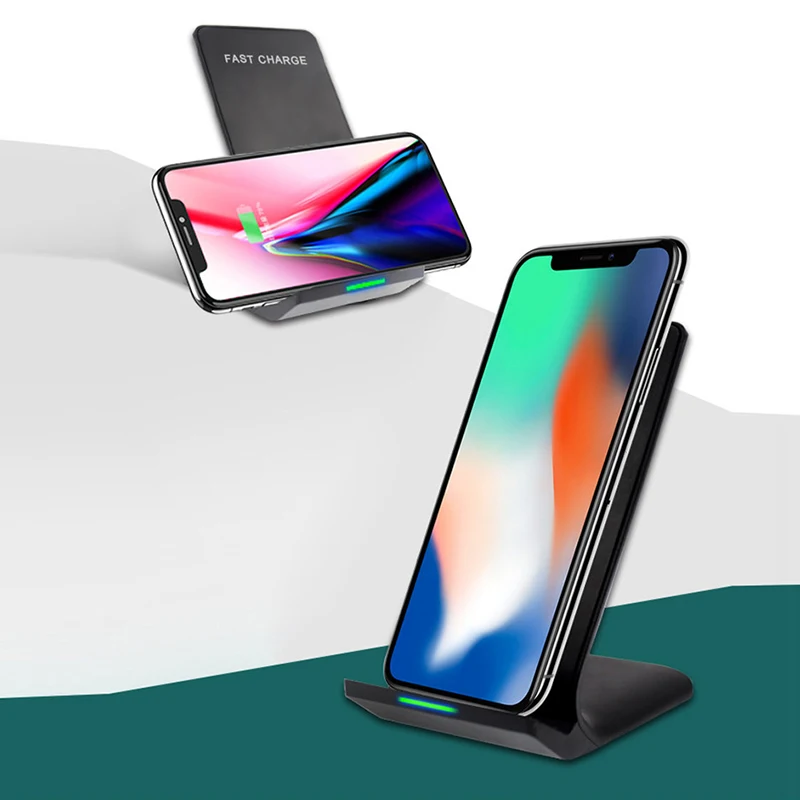 

2019 Super Hot Selling QI Standard 10W Fast Charge Wireless Charger for iPhone, Sample Available, Black