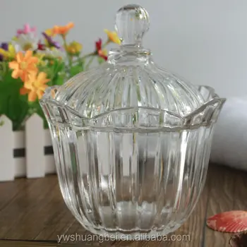 Hot Sale Clear Glass Castle Candy Jar - Buy Crystal Glass Jar,Glass ...